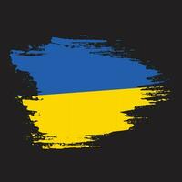 ukraine pinsel grunge flag vektor