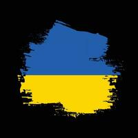 Splash-ukraine-Grunge-Flag-Vektor vektor