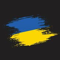 Ukraine-Textur-Flaggen-Vektordesign vektor