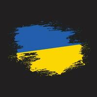 splash grungy ukraine flag design vektor