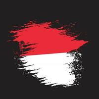 ny färgrik abstrakt indonesien flagga vektor