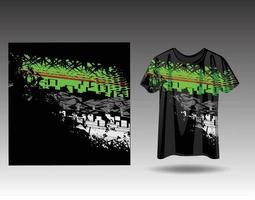 T-Shirt Sportdesign für Rennen, Trikot, Radfahren, Fußball, Gaming vektor