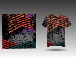 T-Shirt Sportdesign für Rennen, Trikot, Radfahren, Fußball, Gaming vektor