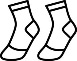 Socken-Vektor-Icon-Design vektor