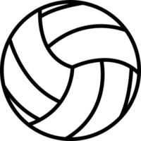 Volleyball-Vektor-Icon-Design vektor