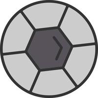 Fußball-Vektor-Icon-Design vektor