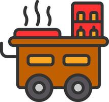 Street-Food-Vektor-Icon-Design vektor