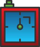 Timer-Vektor-Icon-Design vektor