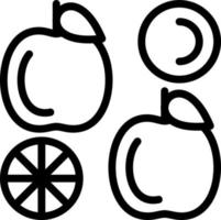 Vektor-Icon-Design für gesunde Ernährung vektor