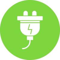 elektrisk plugg vektor ikon design