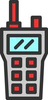 Walkie-Talkie-Vektor-Icon-Design vektor