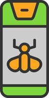 Insektenschutz-Vektor-Icon-Design vektor