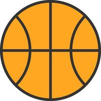 Basketball-Vektor-Icon-Design vektor