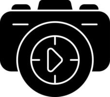 Kameraaufnahmen Vektor-Icon-Design vektor