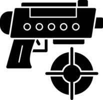 Schießspiel-Vektor-Icon-Design vektor