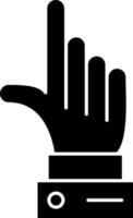 Finger-Vektor-Icon-Design vektor