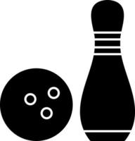 Bowling-Vektor-Icon-Design vektor