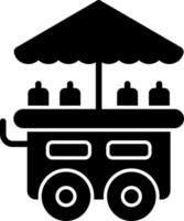 Food Cart Vektor-Icon-Design vektor