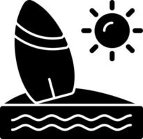 Surf-Vektor-Icon-Design vektor