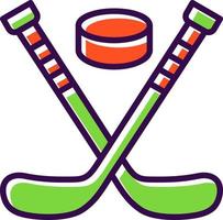 Eishockey-Vektor-Icon-Design vektor