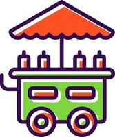 Food Cart Vektor-Icon-Design vektor