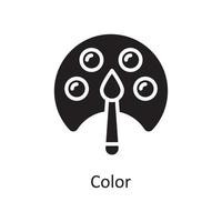 Farbe Vektor solide Symbol Design Illustration. Design- und Entwicklungssymbol auf Datei des weißen Hintergrundes ENV 10
