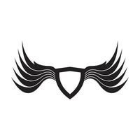 Vogelflügel-Logo-Vektor-Vorlage vektor