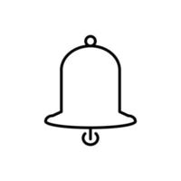 Glocke-Icon-Design-Vektor-Vorlage vektor