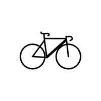 Fahrrad-Icon-Design-Vektor-Vorlage vektor