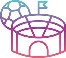 Stadion-Vektor-Symbol vektor