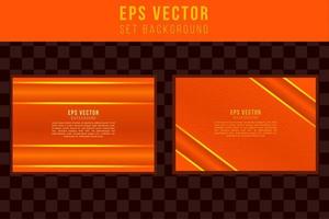abstrakt minimal bakgrund med orange Färg. geometrisk former sammansättning. eps10 vektor