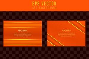 abstrakter minimaler hintergrund mit orange farbe. Zusammensetzung geometrischer Formen. eps10-Vektor vektor