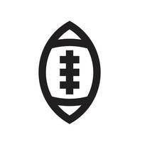 American-Football-Symbol vektor