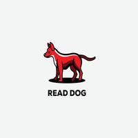 hund maskot logotyp design illustration symbol vektor