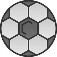 Fußball-Vektor-Icon-Design vektor