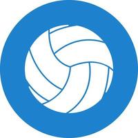 Volleyball-Vektor-Icon-Design vektor