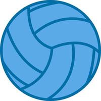 Volleyball-Vektor-Icon-Design vektor