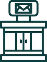 posta kontor vektor ikon design