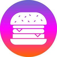 Burger-Vektor-Icon-Design vektor