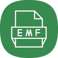 emf-Dateiformat-Symbol vektor