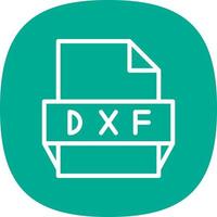 dxf-Dateiformat-Symbol vektor