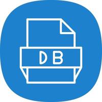 db-Dateiformat-Symbol vektor