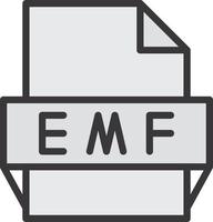 emf-Dateiformat-Symbol vektor