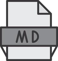 mb-Dateiformat-Symbol vektor