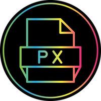 px-Dateiformat-Symbol vektor