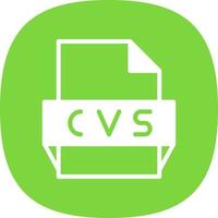 cvs-Dateiformat-Symbol vektor