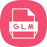 glm-Dateiformat-Symbol vektor