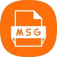 msg-Dateiformat-Symbol vektor