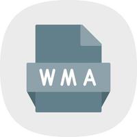 wma-Dateiformat-Symbol vektor