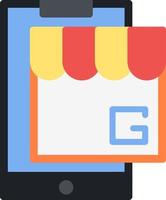 Google My Business-Vektor-Icon-Design vektor